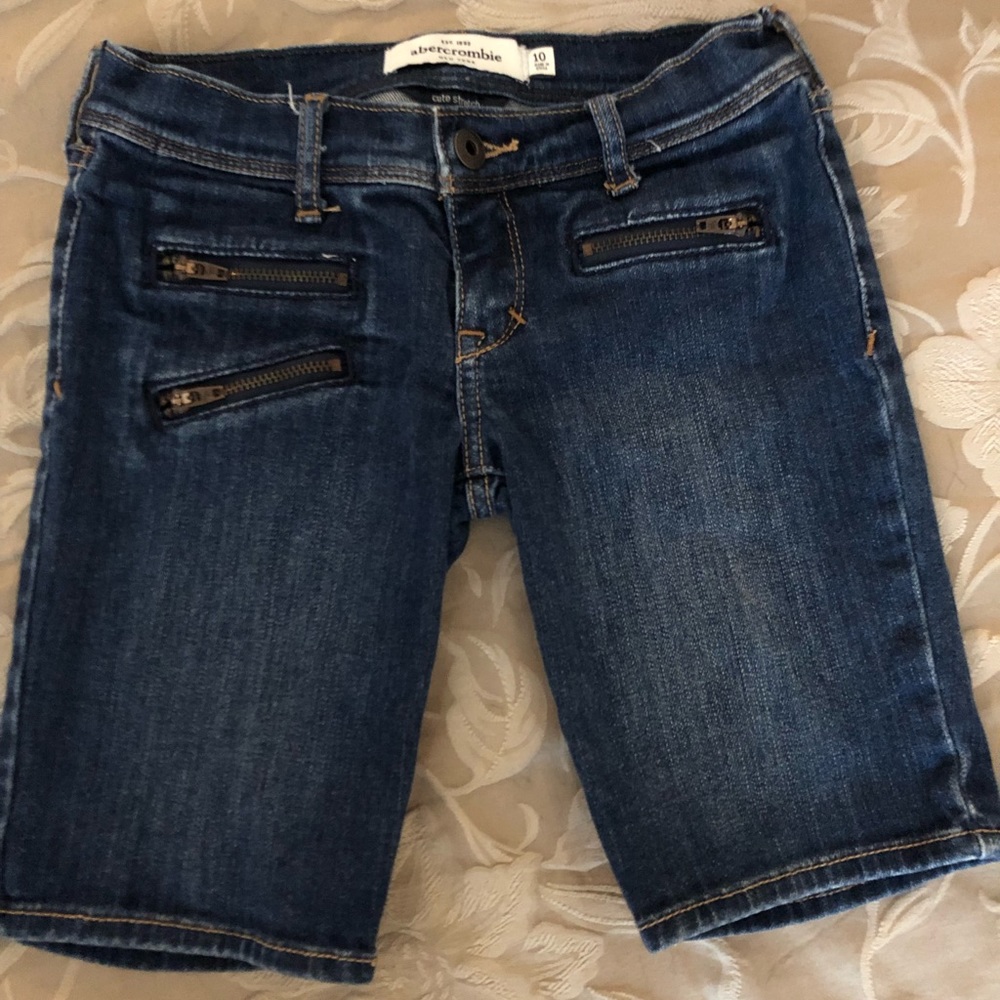 Girls Abercrombie Jean Shorts Size 10